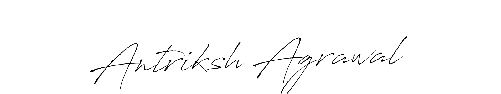 You can use this online signature creator to create a handwritten signature for the name Antriksh Agrawal. This is the best online autograph maker. Antriksh Agrawal signature style 6 images and pictures png