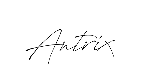 Here are the top 10 professional signature styles for the name Antrix. These are the best autograph styles you can use for your name. Antrix signature style 6 images and pictures png