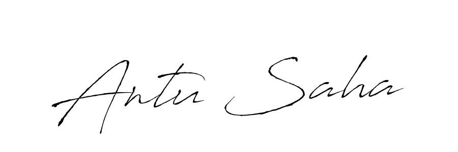 Use a signature maker to create a handwritten signature online. With this signature software, you can design (Antro_Vectra) your own signature for name Antu Saha. Antu Saha signature style 6 images and pictures png