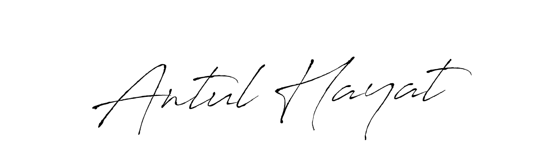 Make a beautiful signature design for name Antul Hayat. Use this online signature maker to create a handwritten signature for free. Antul Hayat signature style 6 images and pictures png