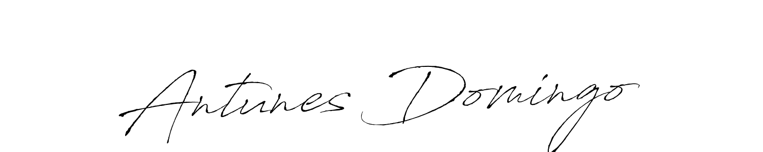 Create a beautiful signature design for name Antunes Domingo. With this signature (Antro_Vectra) fonts, you can make a handwritten signature for free. Antunes Domingo signature style 6 images and pictures png