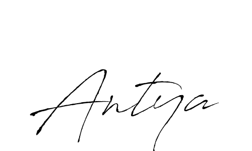 Use a signature maker to create a handwritten signature online. With this signature software, you can design (Antro_Vectra) your own signature for name Antya. Antya signature style 6 images and pictures png