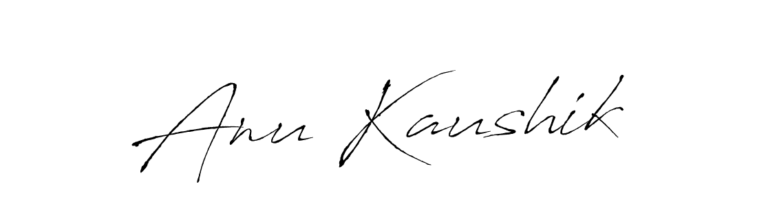 Similarly Antro_Vectra is the best handwritten signature design. Signature creator online .You can use it as an online autograph creator for name Anu Kaushik. Anu Kaushik signature style 6 images and pictures png