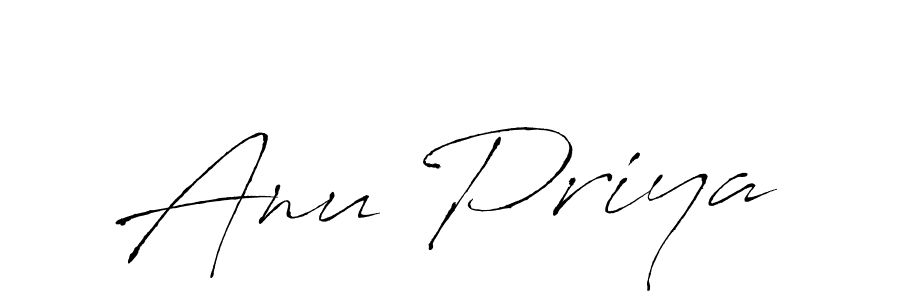 Create a beautiful signature design for name Anu Priya. With this signature (Antro_Vectra) fonts, you can make a handwritten signature for free. Anu Priya signature style 6 images and pictures png