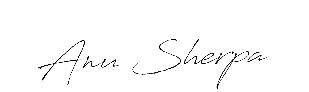 The best way (Antro_Vectra) to make a short signature is to pick only two or three words in your name. The name Anu Sherpa include a total of six letters. For converting this name. Anu Sherpa signature style 6 images and pictures png