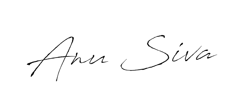 You should practise on your own different ways (Antro_Vectra) to write your name (Anu Siva) in signature. don't let someone else do it for you. Anu Siva signature style 6 images and pictures png