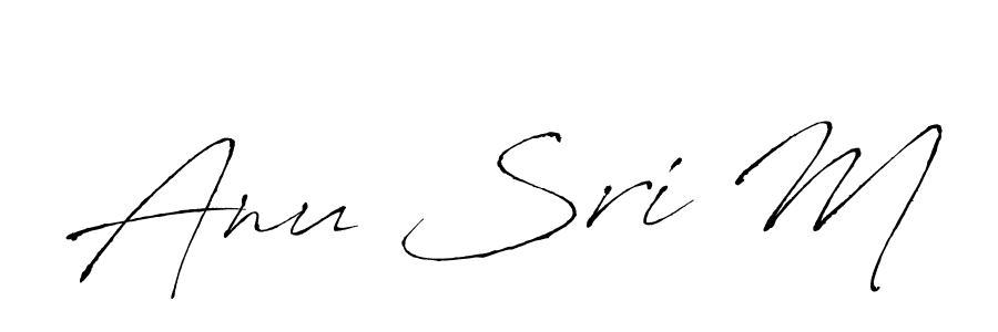 Make a beautiful signature design for name Anu Sri M. Use this online signature maker to create a handwritten signature for free. Anu Sri M signature style 6 images and pictures png