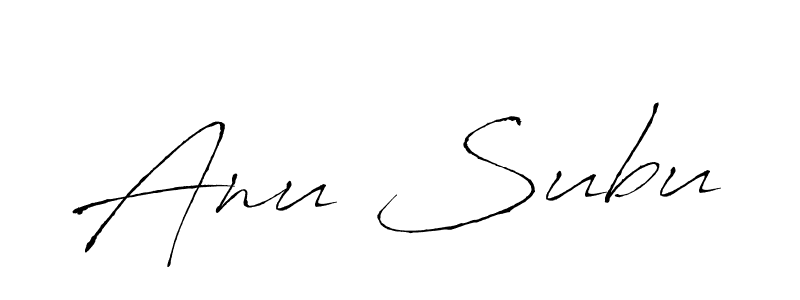 You can use this online signature creator to create a handwritten signature for the name Anu Subu. This is the best online autograph maker. Anu Subu signature style 6 images and pictures png