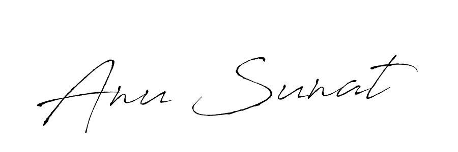 It looks lik you need a new signature style for name Anu Sunat. Design unique handwritten (Antro_Vectra) signature with our free signature maker in just a few clicks. Anu Sunat signature style 6 images and pictures png