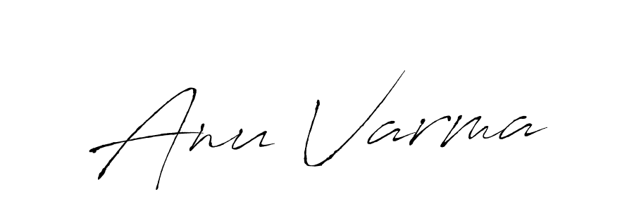 Make a beautiful signature design for name Anu Varma. Use this online signature maker to create a handwritten signature for free. Anu Varma signature style 6 images and pictures png