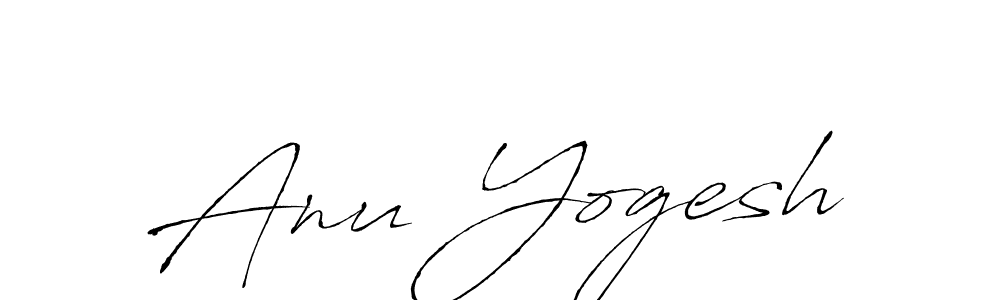 Also we have Anu Yogesh name is the best signature style. Create professional handwritten signature collection using Antro_Vectra autograph style. Anu Yogesh signature style 6 images and pictures png