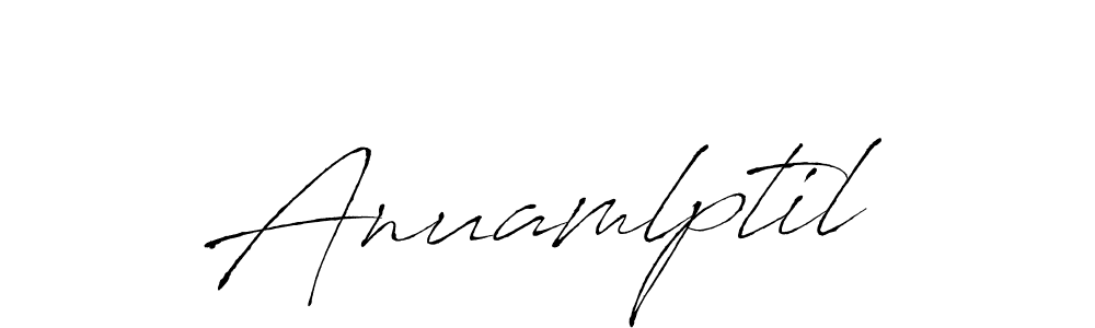 Similarly Antro_Vectra is the best handwritten signature design. Signature creator online .You can use it as an online autograph creator for name Anuamlptil. Anuamlptil signature style 6 images and pictures png