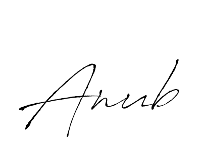 Design your own signature with our free online signature maker. With this signature software, you can create a handwritten (Antro_Vectra) signature for name Anub. Anub signature style 6 images and pictures png