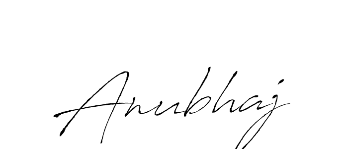 How to make Anubhaj name signature. Use Antro_Vectra style for creating short signs online. This is the latest handwritten sign. Anubhaj signature style 6 images and pictures png