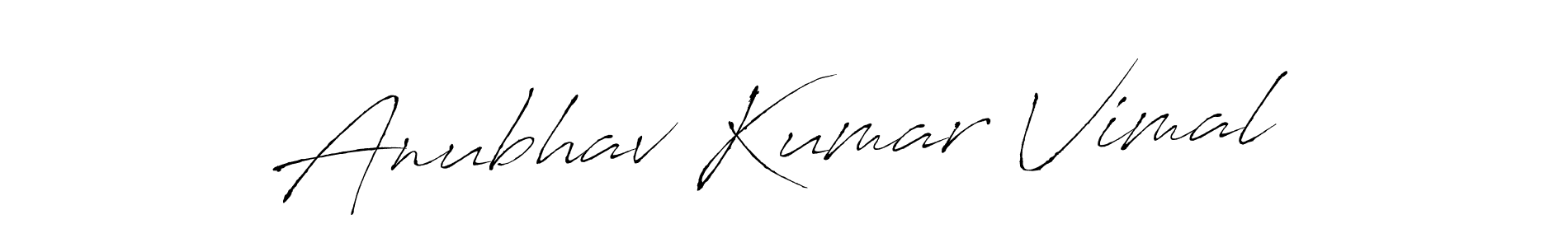 It looks lik you need a new signature style for name Anubhav Kumar Vimal. Design unique handwritten (Antro_Vectra) signature with our free signature maker in just a few clicks. Anubhav Kumar Vimal signature style 6 images and pictures png