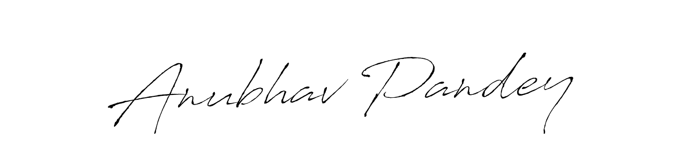 Design your own signature with our free online signature maker. With this signature software, you can create a handwritten (Antro_Vectra) signature for name Anubhav Pandey. Anubhav Pandey signature style 6 images and pictures png