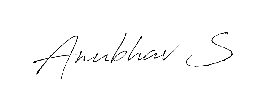 Also You can easily find your signature by using the search form. We will create Anubhav S name handwritten signature images for you free of cost using Antro_Vectra sign style. Anubhav S signature style 6 images and pictures png