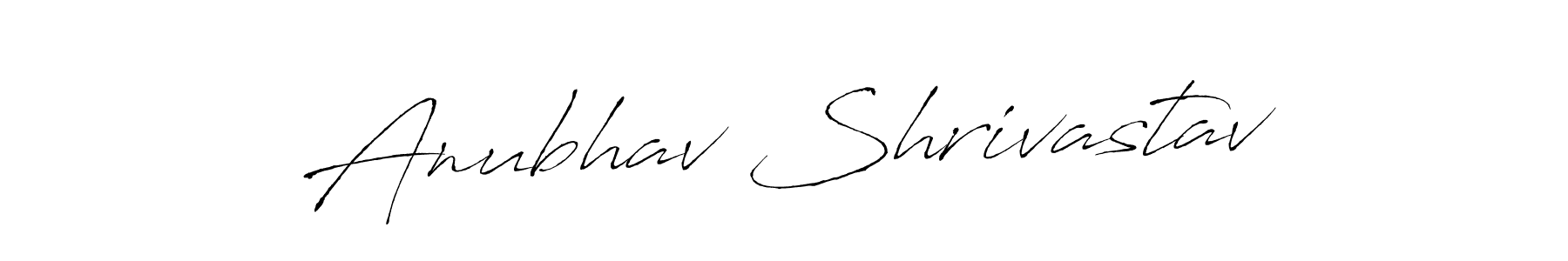 The best way (Antro_Vectra) to make a short signature is to pick only two or three words in your name. The name Anubhav Shrivastav include a total of six letters. For converting this name. Anubhav Shrivastav signature style 6 images and pictures png