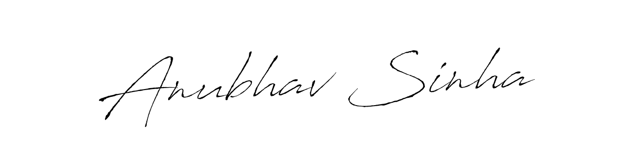 Also we have Anubhav Sinha name is the best signature style. Create professional handwritten signature collection using Antro_Vectra autograph style. Anubhav Sinha signature style 6 images and pictures png