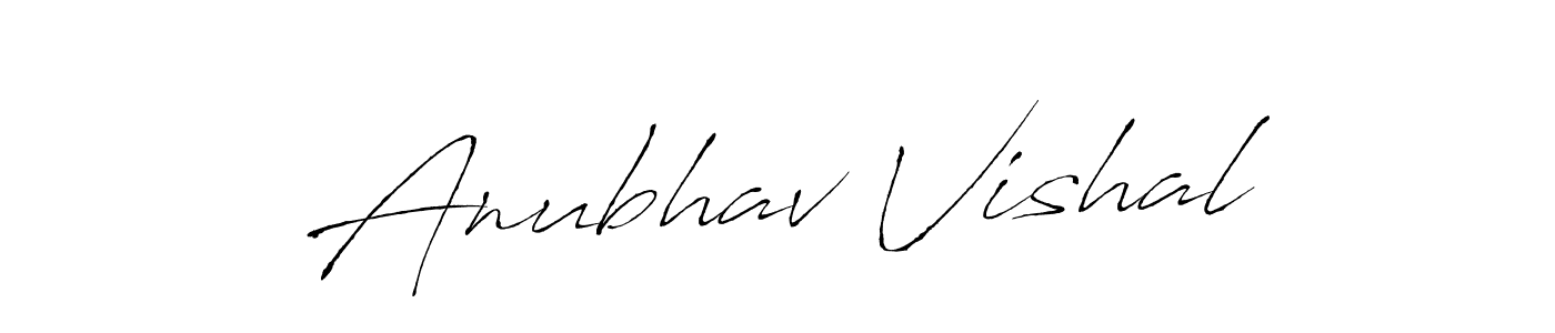 Also You can easily find your signature by using the search form. We will create Anubhav Vishal name handwritten signature images for you free of cost using Antro_Vectra sign style. Anubhav Vishal signature style 6 images and pictures png