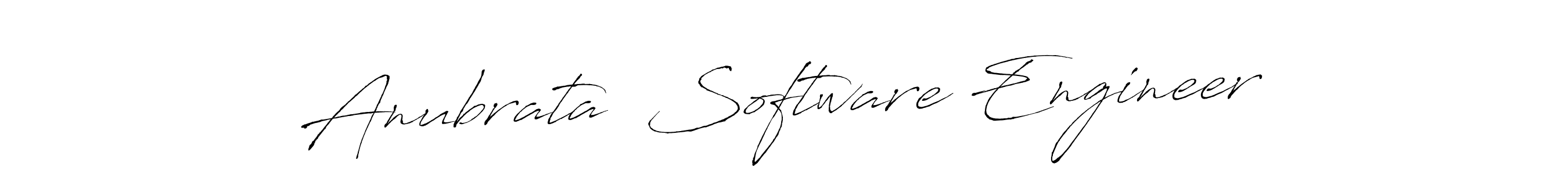 You should practise on your own different ways (Antro_Vectra) to write your name (Anubrata  Software Engineer) in signature. don't let someone else do it for you. Anubrata  Software Engineer signature style 6 images and pictures png