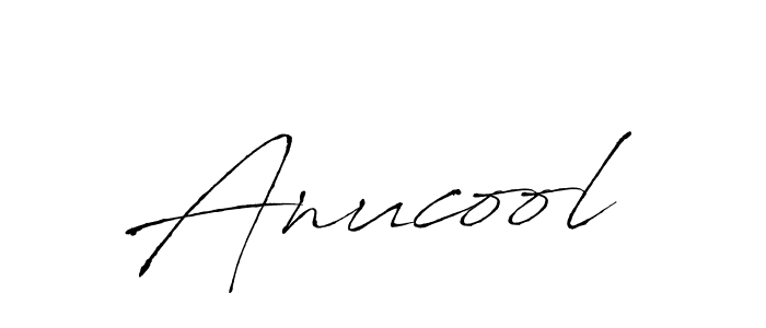 if you are searching for the best signature style for your name Anucool. so please give up your signature search. here we have designed multiple signature styles  using Antro_Vectra. Anucool signature style 6 images and pictures png