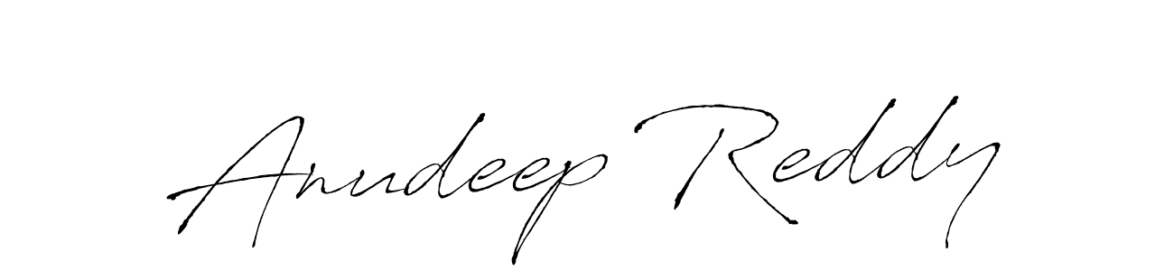 Make a beautiful signature design for name Anudeep Reddy. With this signature (Antro_Vectra) style, you can create a handwritten signature for free. Anudeep Reddy signature style 6 images and pictures png