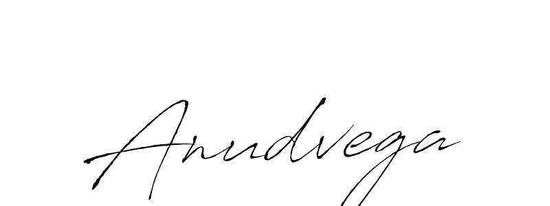 How to make Anudvega signature? Antro_Vectra is a professional autograph style. Create handwritten signature for Anudvega name. Anudvega signature style 6 images and pictures png