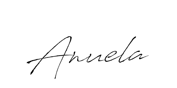 The best way (Antro_Vectra) to make a short signature is to pick only two or three words in your name. The name Anuela include a total of six letters. For converting this name. Anuela signature style 6 images and pictures png