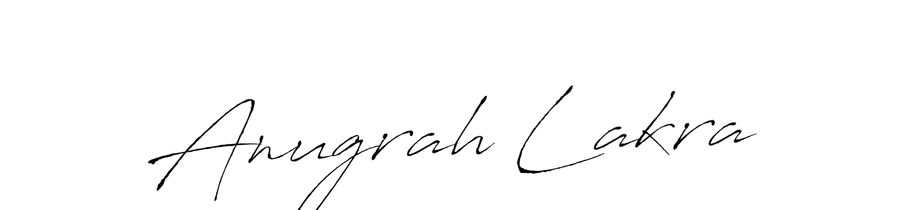 Make a beautiful signature design for name Anugrah Lakra. With this signature (Antro_Vectra) style, you can create a handwritten signature for free. Anugrah Lakra signature style 6 images and pictures png