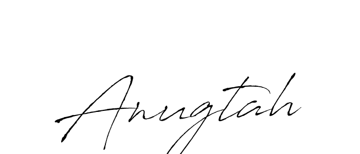 Antro_Vectra is a professional signature style that is perfect for those who want to add a touch of class to their signature. It is also a great choice for those who want to make their signature more unique. Get Anugtah name to fancy signature for free. Anugtah signature style 6 images and pictures png