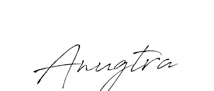 Make a beautiful signature design for name Anugtra. With this signature (Antro_Vectra) style, you can create a handwritten signature for free. Anugtra signature style 6 images and pictures png