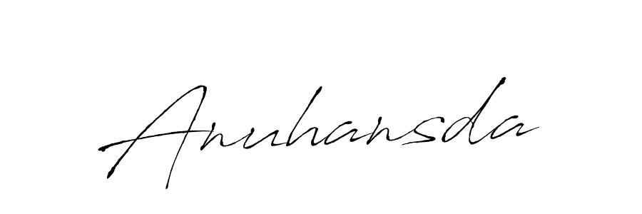 Also we have Anuhansda name is the best signature style. Create professional handwritten signature collection using Antro_Vectra autograph style. Anuhansda signature style 6 images and pictures png