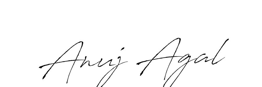 How to make Anuj Agal signature? Antro_Vectra is a professional autograph style. Create handwritten signature for Anuj Agal name. Anuj Agal signature style 6 images and pictures png