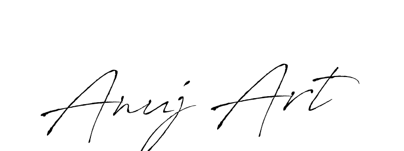 You should practise on your own different ways (Antro_Vectra) to write your name (Anuj Art) in signature. don't let someone else do it for you. Anuj Art signature style 6 images and pictures png