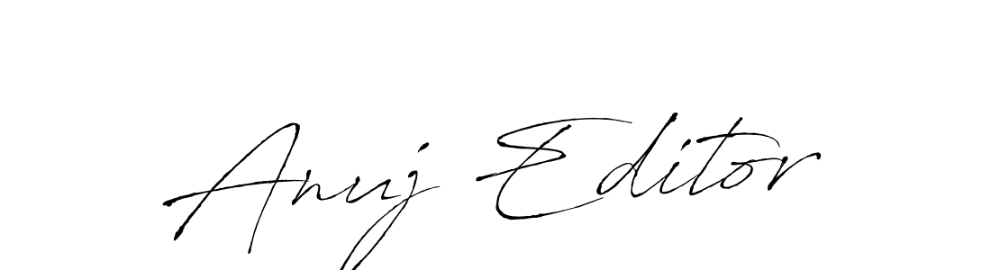 Also we have Anuj Editor name is the best signature style. Create professional handwritten signature collection using Antro_Vectra autograph style. Anuj Editor signature style 6 images and pictures png