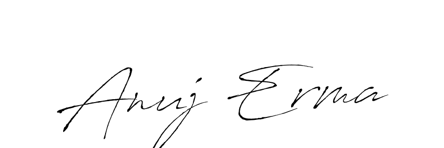 Similarly Antro_Vectra is the best handwritten signature design. Signature creator online .You can use it as an online autograph creator for name Anuj Erma. Anuj Erma signature style 6 images and pictures png