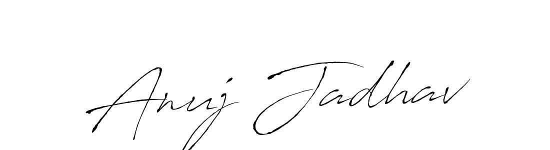 Also we have Anuj Jadhav name is the best signature style. Create professional handwritten signature collection using Antro_Vectra autograph style. Anuj Jadhav signature style 6 images and pictures png