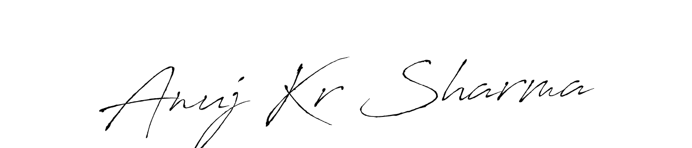 Antro_Vectra is a professional signature style that is perfect for those who want to add a touch of class to their signature. It is also a great choice for those who want to make their signature more unique. Get Anuj Kr Sharma name to fancy signature for free. Anuj Kr Sharma signature style 6 images and pictures png