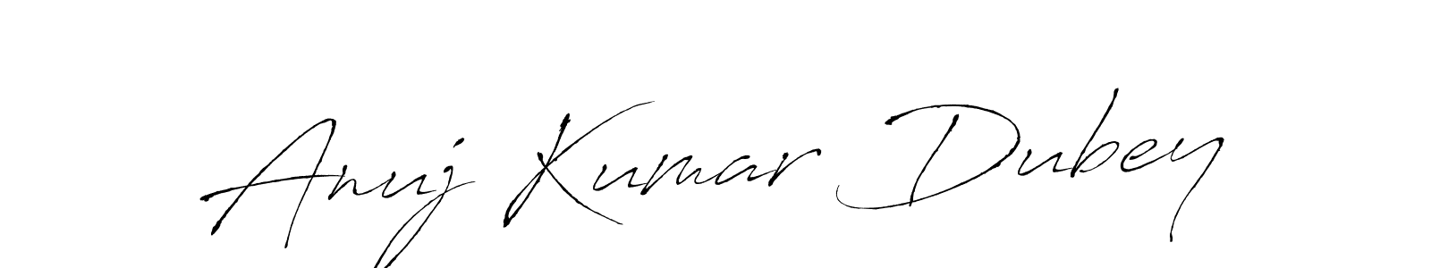 Make a beautiful signature design for name Anuj Kumar Dubey. With this signature (Antro_Vectra) style, you can create a handwritten signature for free. Anuj Kumar Dubey signature style 6 images and pictures png