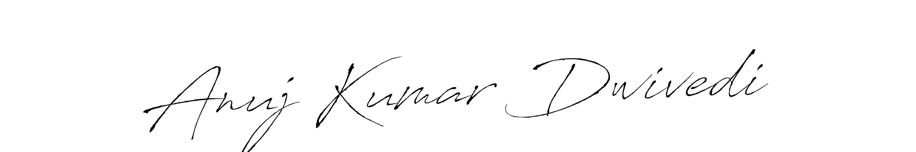 Make a beautiful signature design for name Anuj Kumar Dwivedi. With this signature (Antro_Vectra) style, you can create a handwritten signature for free. Anuj Kumar Dwivedi signature style 6 images and pictures png