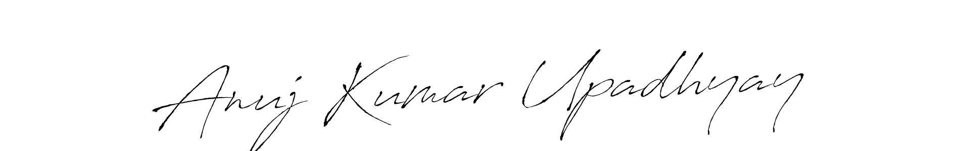 How to make Anuj Kumar Upadhyay signature? Antro_Vectra is a professional autograph style. Create handwritten signature for Anuj Kumar Upadhyay name. Anuj Kumar Upadhyay signature style 6 images and pictures png