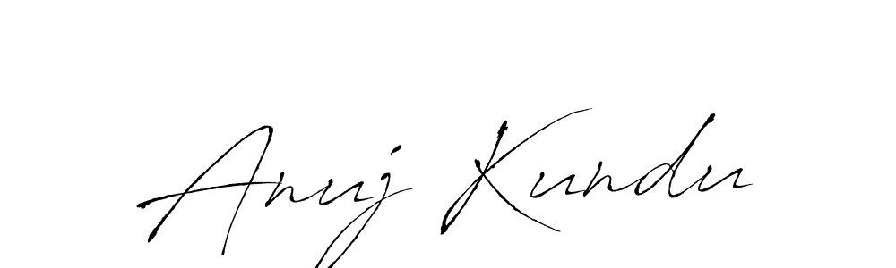 Also we have Anuj Kundu name is the best signature style. Create professional handwritten signature collection using Antro_Vectra autograph style. Anuj Kundu signature style 6 images and pictures png