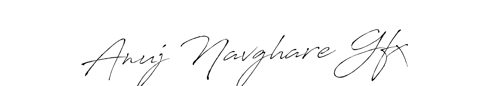 Make a beautiful signature design for name Anuj Navghare Gfx. With this signature (Antro_Vectra) style, you can create a handwritten signature for free. Anuj Navghare Gfx signature style 6 images and pictures png