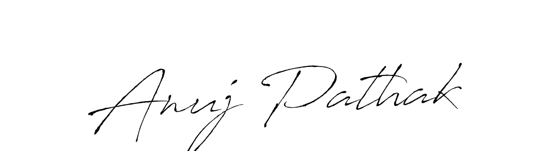 How to make Anuj Pathak signature? Antro_Vectra is a professional autograph style. Create handwritten signature for Anuj Pathak name. Anuj Pathak signature style 6 images and pictures png