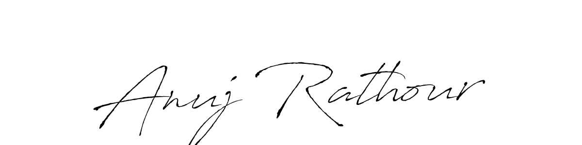 Make a beautiful signature design for name Anuj Rathour. With this signature (Antro_Vectra) style, you can create a handwritten signature for free. Anuj Rathour signature style 6 images and pictures png