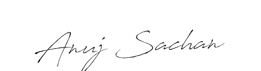 Make a beautiful signature design for name Anuj Sachan. Use this online signature maker to create a handwritten signature for free. Anuj Sachan signature style 6 images and pictures png