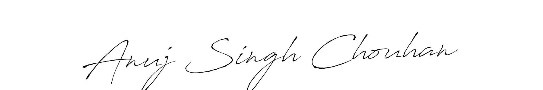 Design your own signature with our free online signature maker. With this signature software, you can create a handwritten (Antro_Vectra) signature for name Anuj Singh Chouhan. Anuj Singh Chouhan signature style 6 images and pictures png