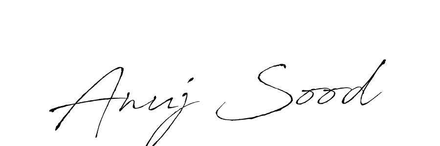 Also we have Anuj Sood name is the best signature style. Create professional handwritten signature collection using Antro_Vectra autograph style. Anuj Sood signature style 6 images and pictures png