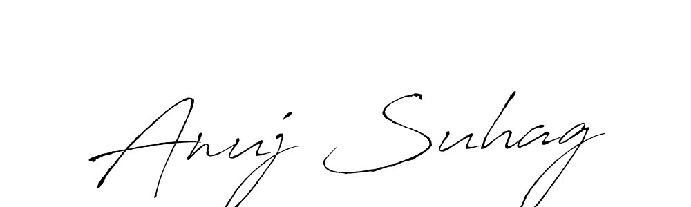 Make a beautiful signature design for name Anuj Suhag. Use this online signature maker to create a handwritten signature for free. Anuj Suhag signature style 6 images and pictures png